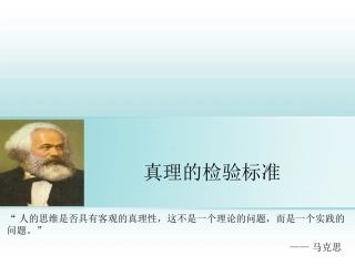 真理的检验标准