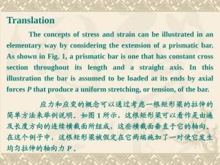 工程力学专业英语翻译