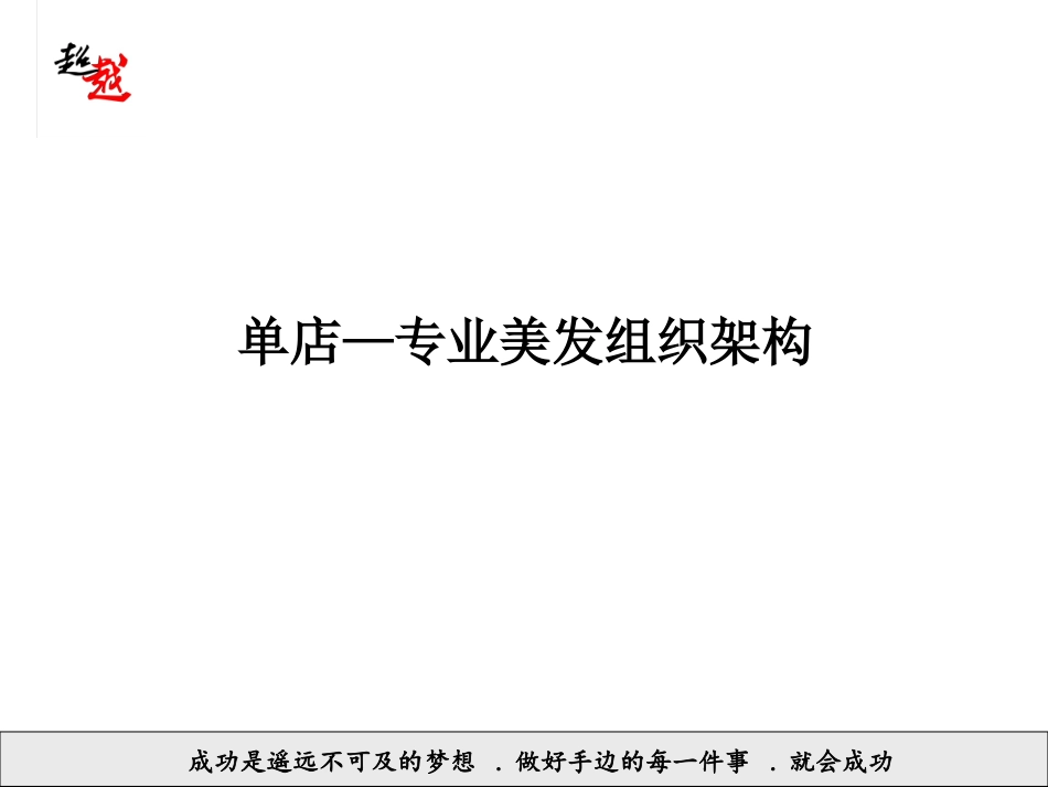 美发店单店组织架构_第1页