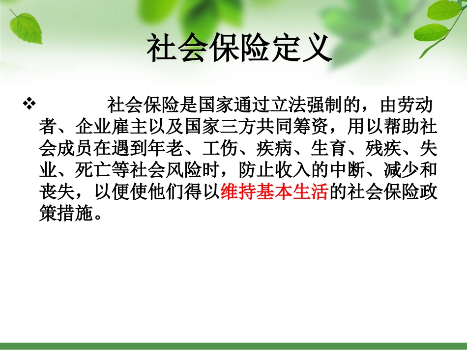 社会保险与商业保险的区别PPT_第2页