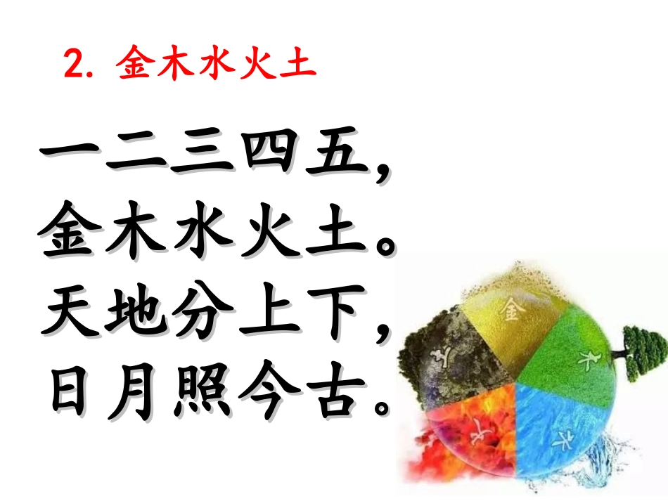 金木水火土ppt部编版_第3页
