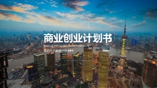 高大上商业计划书模板