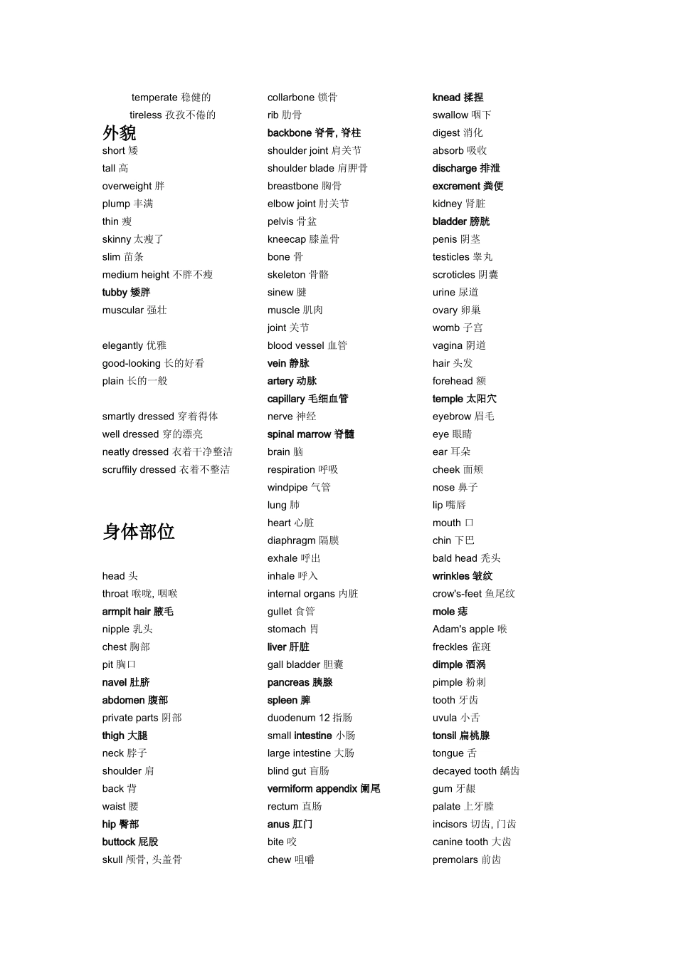 英语形容词分类大全_第2页