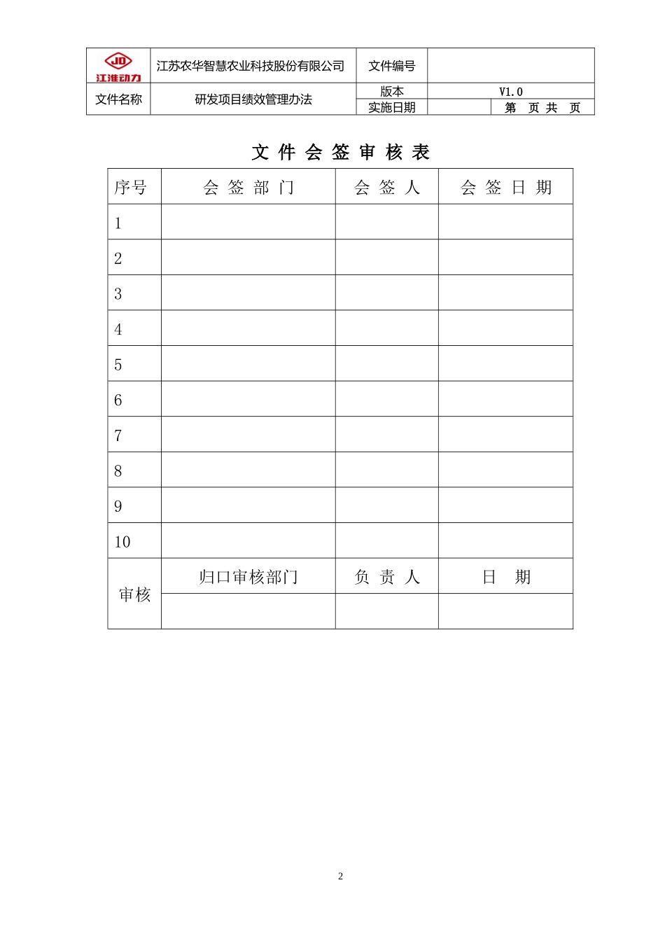 研发项目绩效管理办法_第2页