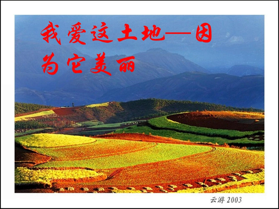 我爱这土地课件公开课_第2页