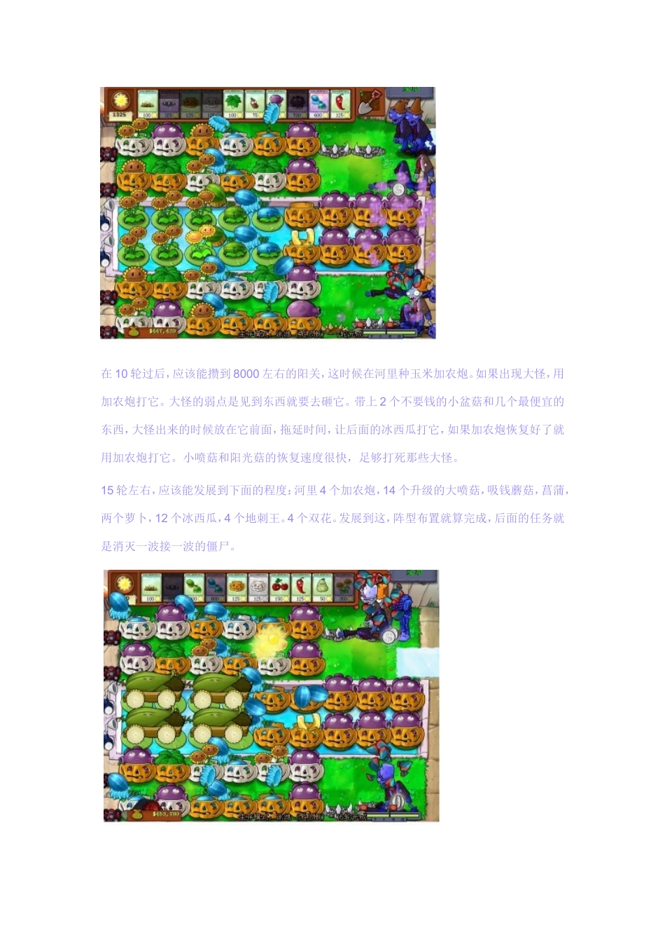 植物大战僵尸泳池无尽版100关攻略_第3页