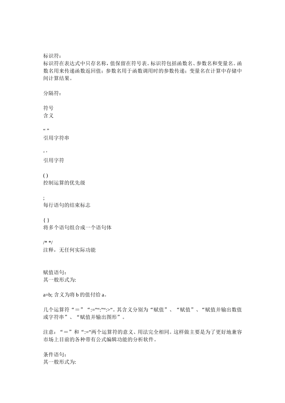 同花顺公式编写程序及规则_第2页