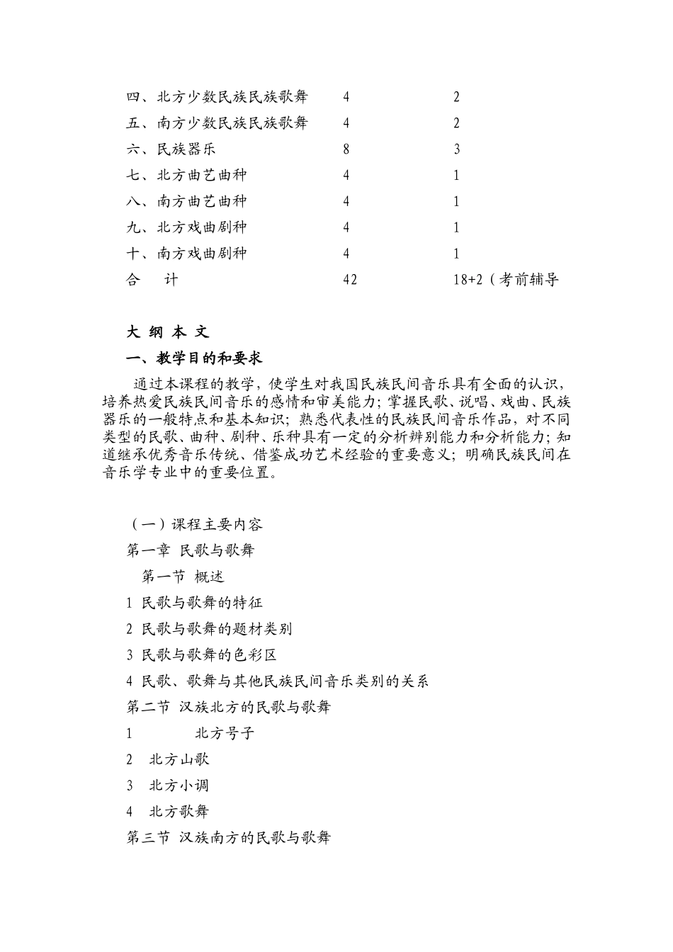 中国民族音乐教学大纲_第2页