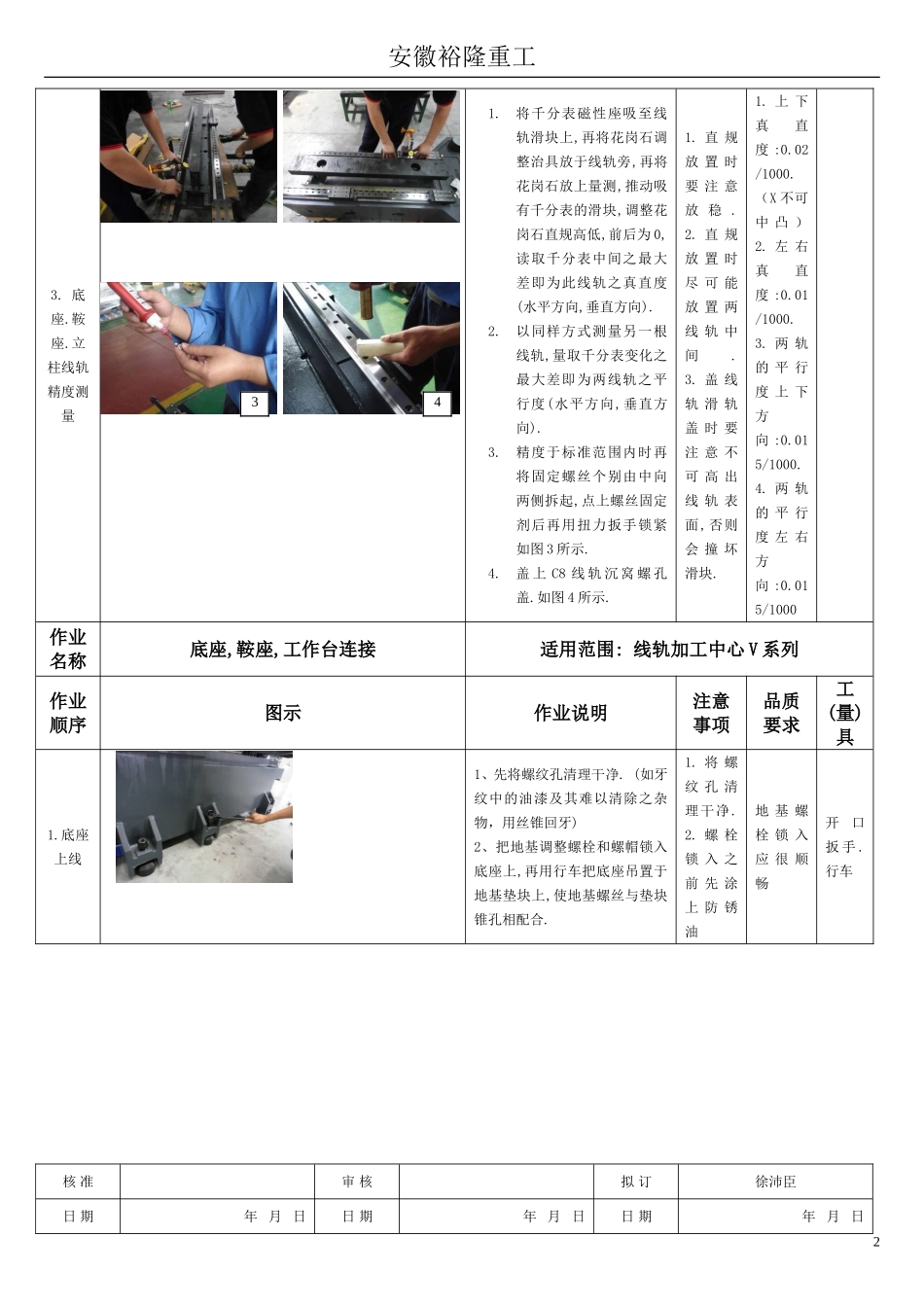 加工中心作业指导书初装,刮花,组件08.10_第2页