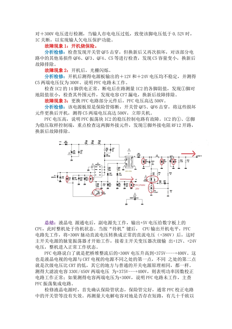 液晶电视电源板常见的故障判断和检修方法_第3页