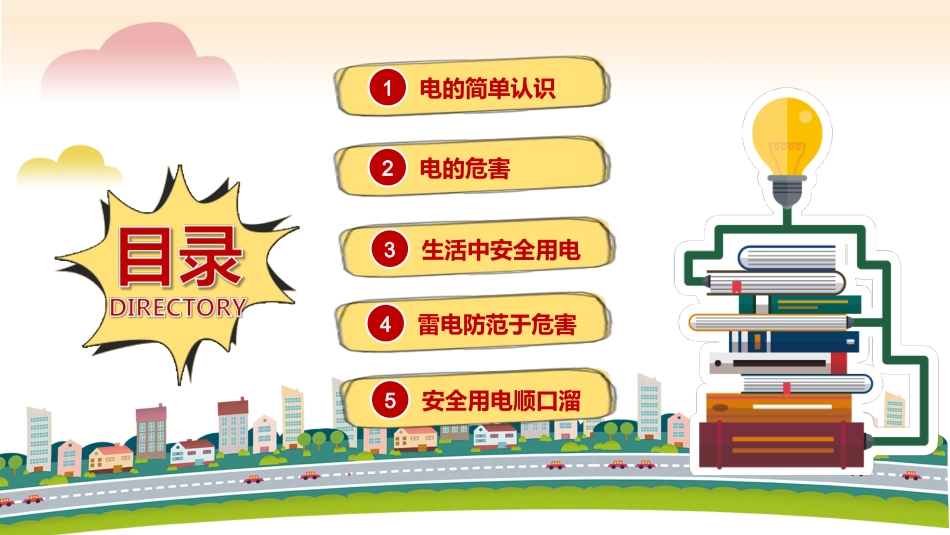 卡通用电安全教育PPT_第2页