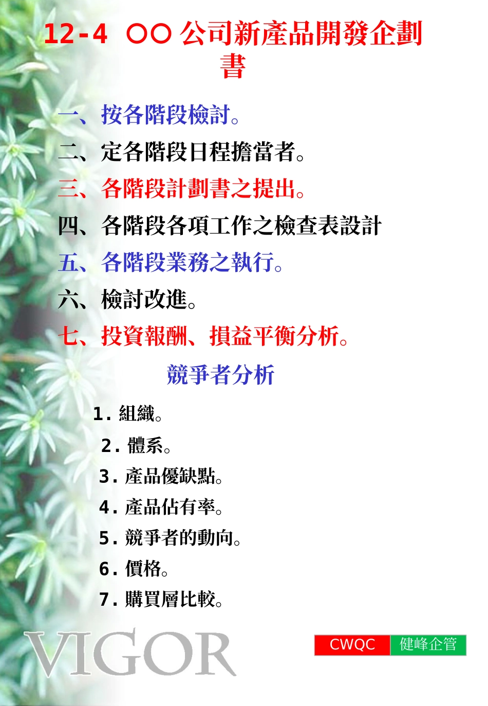 公司新产品开发企划书._第1页