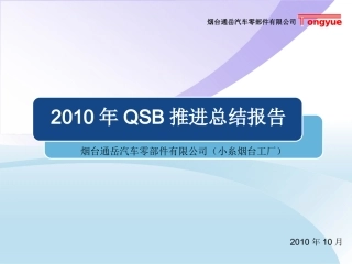 通岳QSB2010年总结