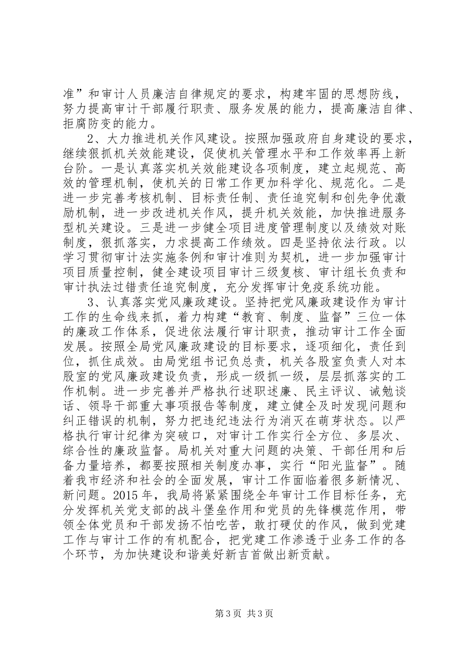 审计局年度党建工作计划 _第3页