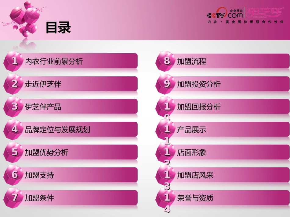 伊芝伴内衣加盟招商手册_第2页