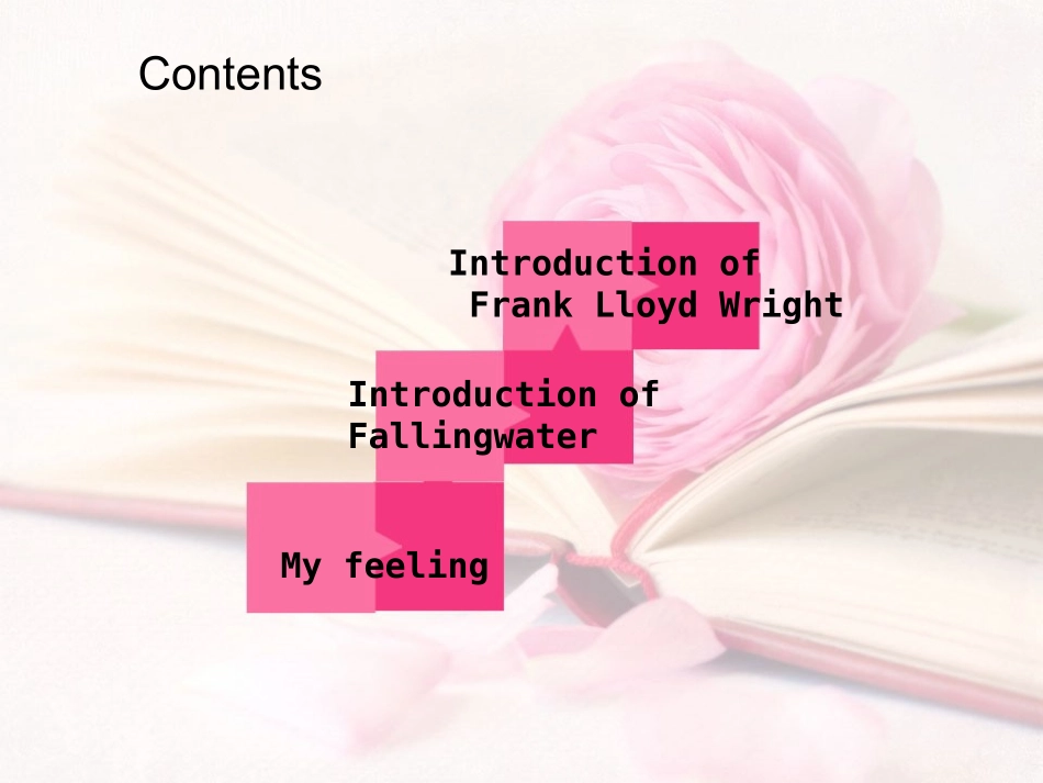 赖特流水别墅 英文_第2页