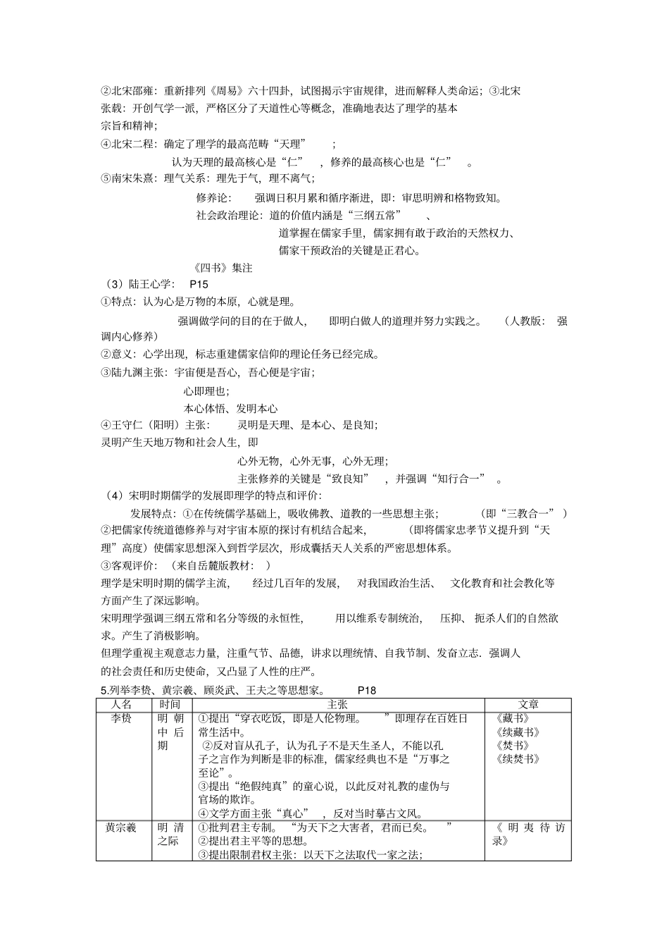人民版高中历史必修3知识点精细化整理_第3页