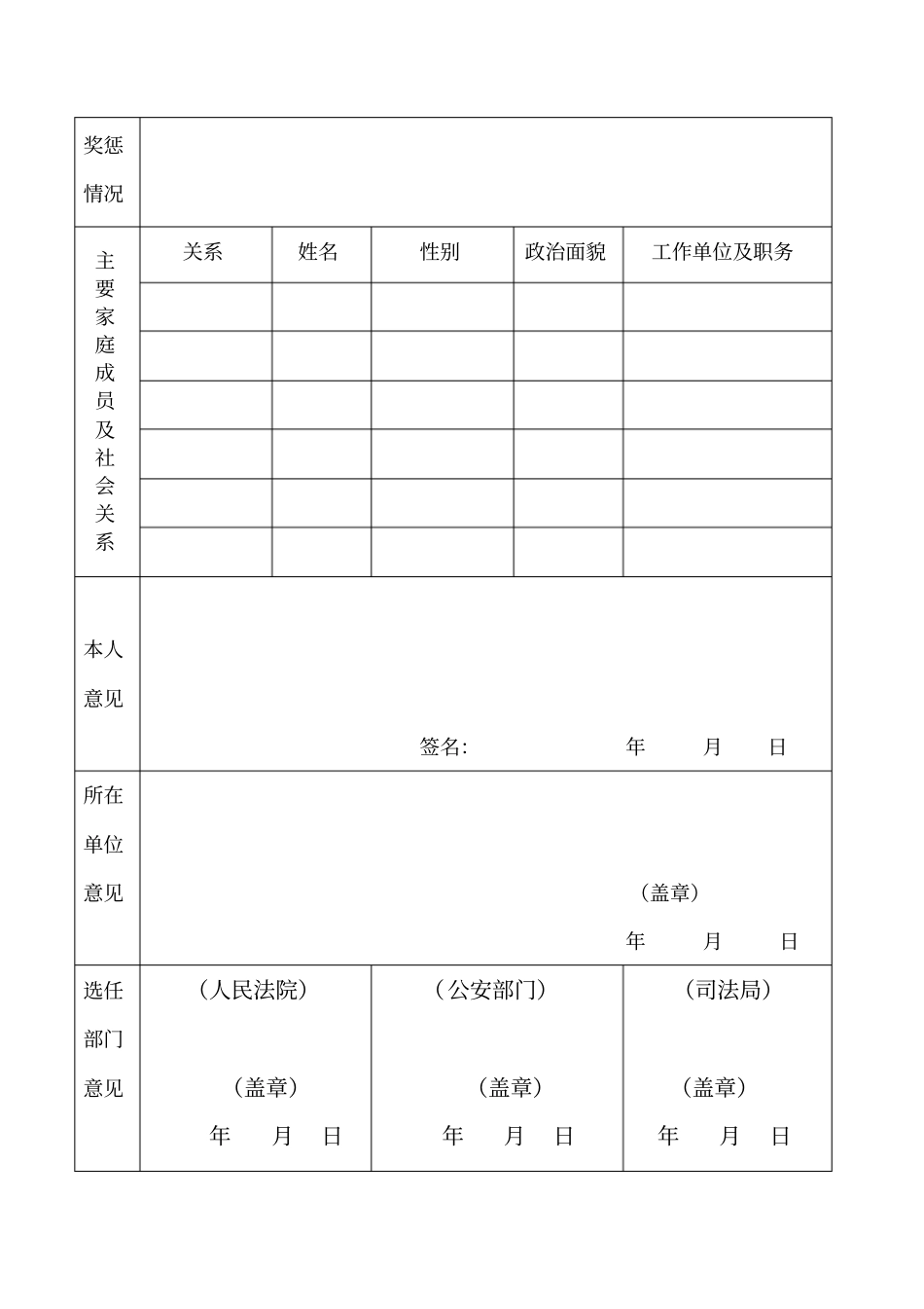 人民陪审员候选人登记表_第2页