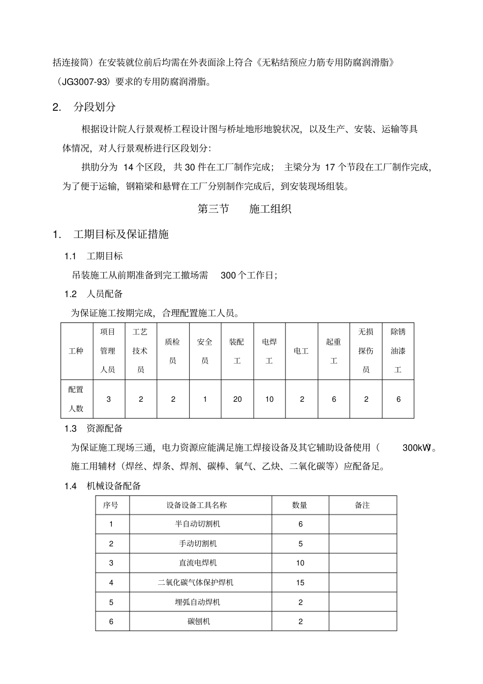 人行景观桥工程钢结构吊装方案-2019年文档资料_第3页