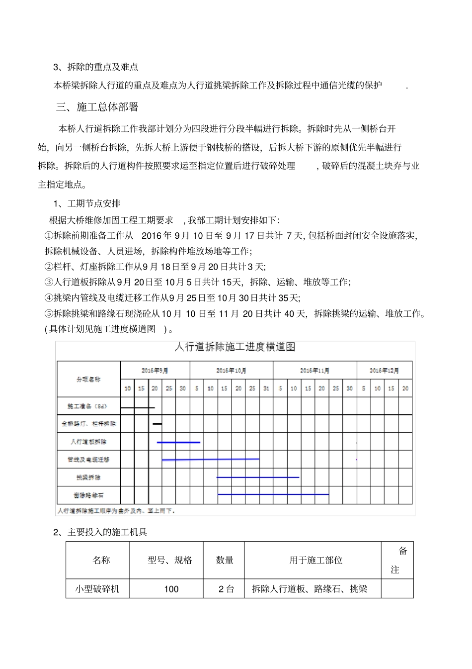 人行道拆除施工方案【整理精品范本】_第2页