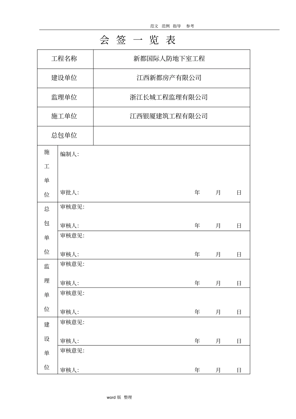 人防地下室安全工程施工方案_第3页