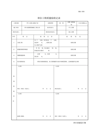 人防资料全套范例