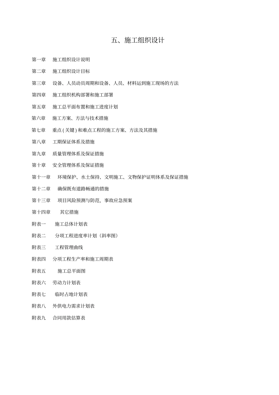 什邡八角镇爆竹园村贫困村灾后恢复重建道路硬化工程施工组织设计3_第1页
