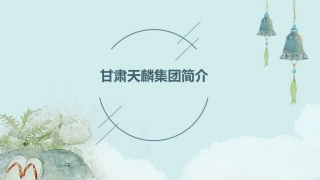 甘肃天麟集团简介课件