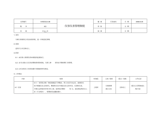 仪容仪表管理制度
