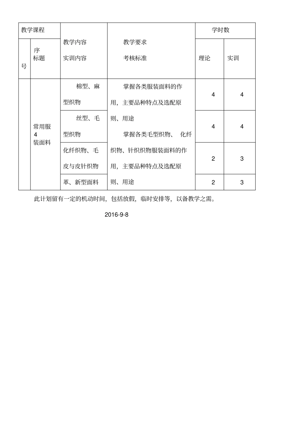 任秀荣服装材料教学计划_第3页
