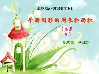 《平面图形的周长与面积》总复习