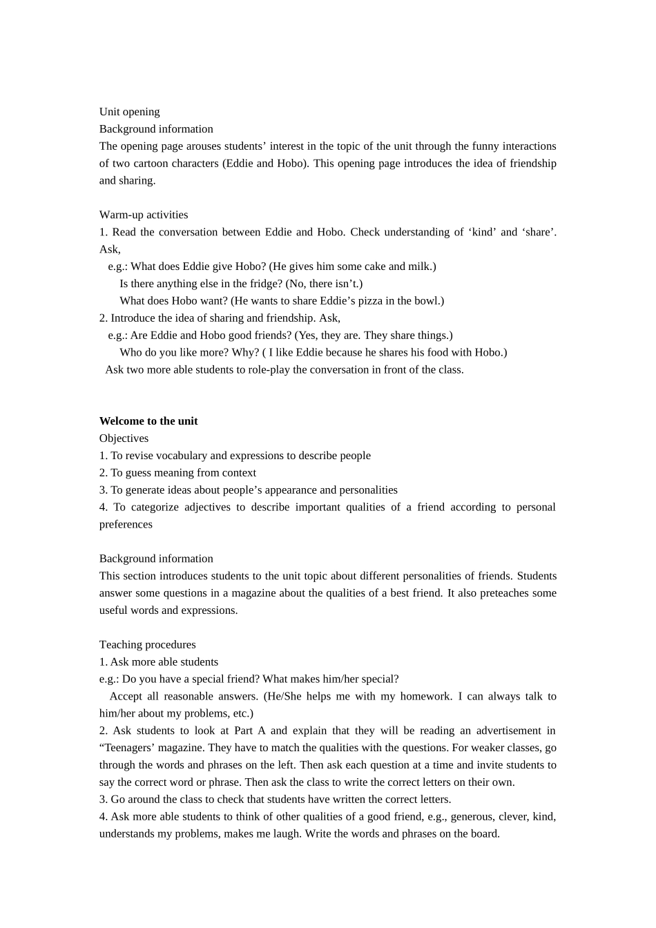 TeachingPlanforUnit2(8A)_第2页