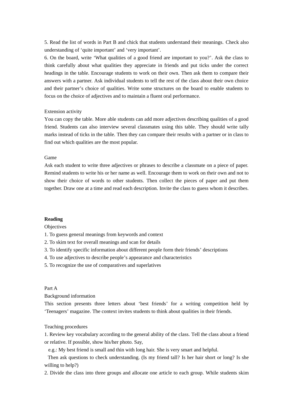 TeachingPlanforUnit2(8A)_第3页
