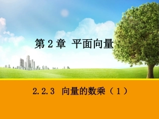 223向量的数乘(1)