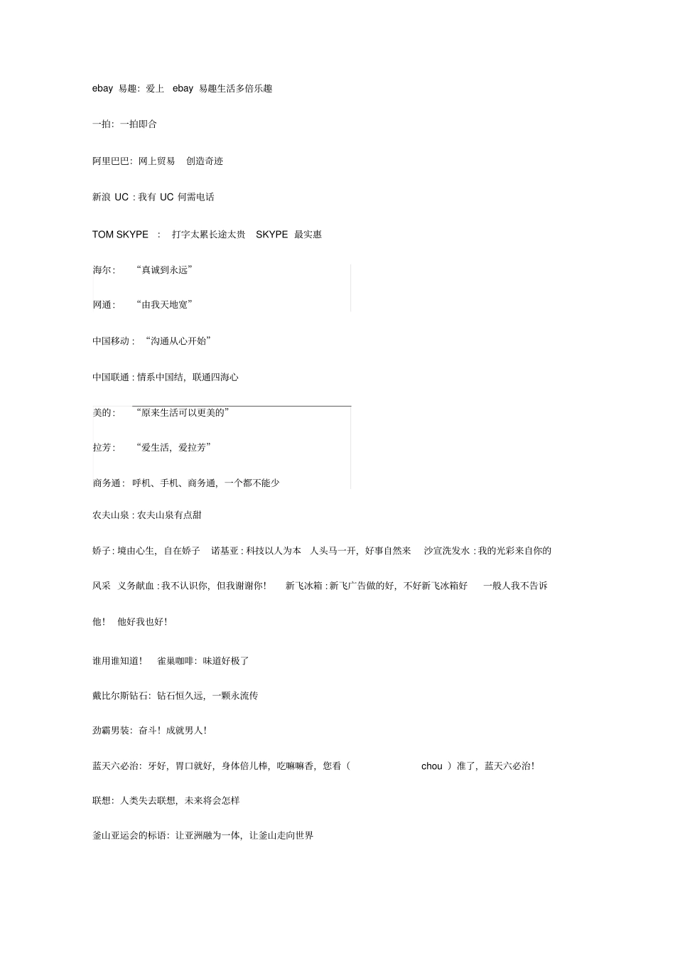 企业slogan超棒精品_第3页