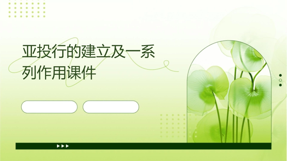 亚投行的建立及一系列作用课件1_第1页
