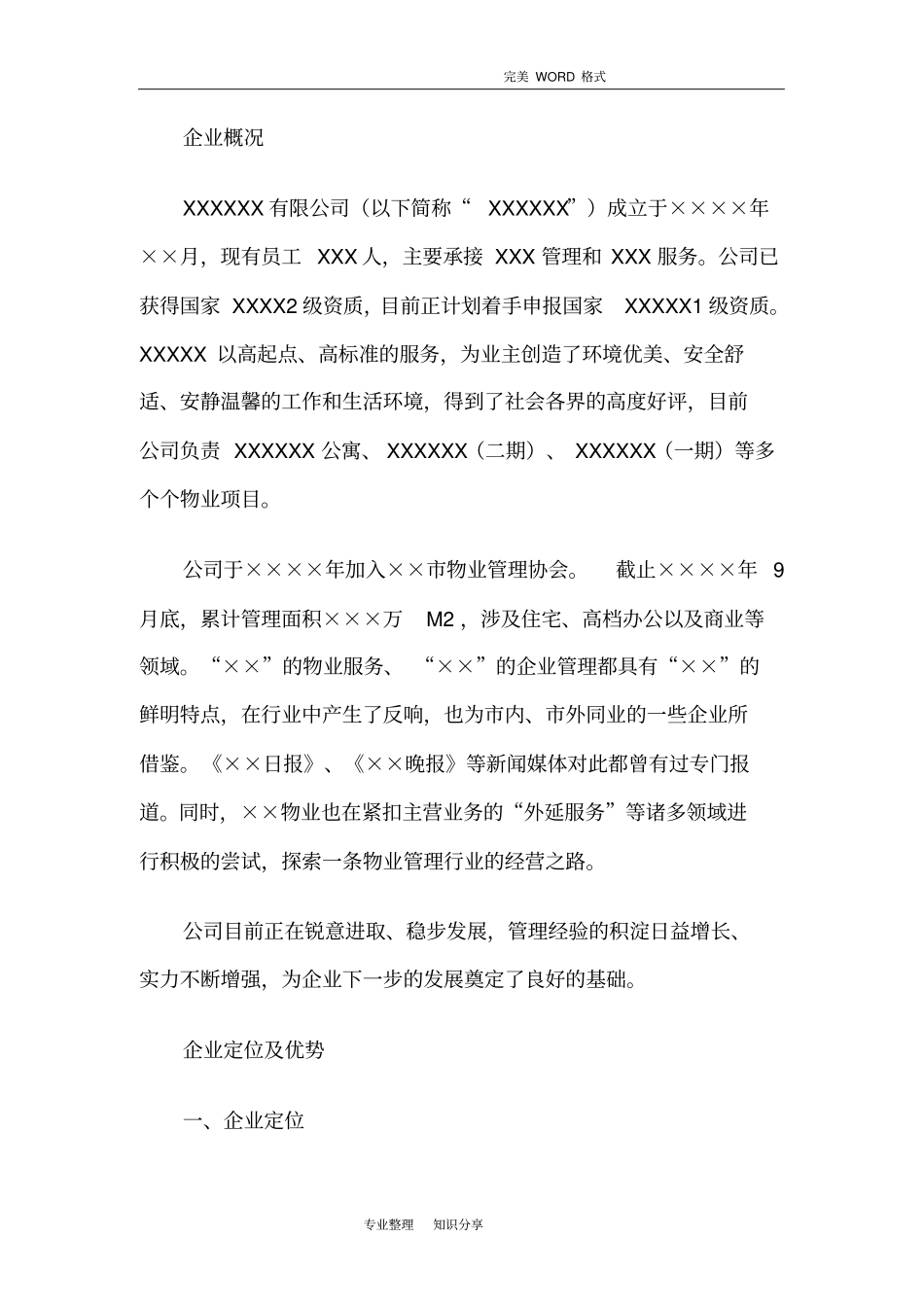 企业三年场规划设计方案模板_第1页