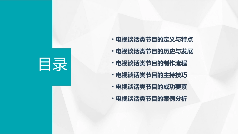 电视谈话类节目课件_第2页