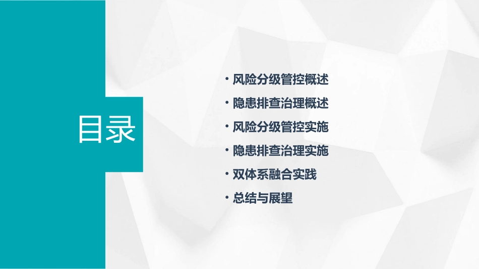 风险分级管控与隐患排查治理双体系课件_第2页