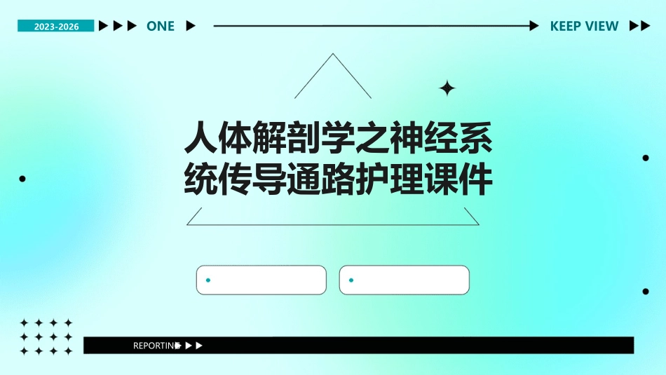 人体解剖学之神经系统传导通路护理课件_第1页