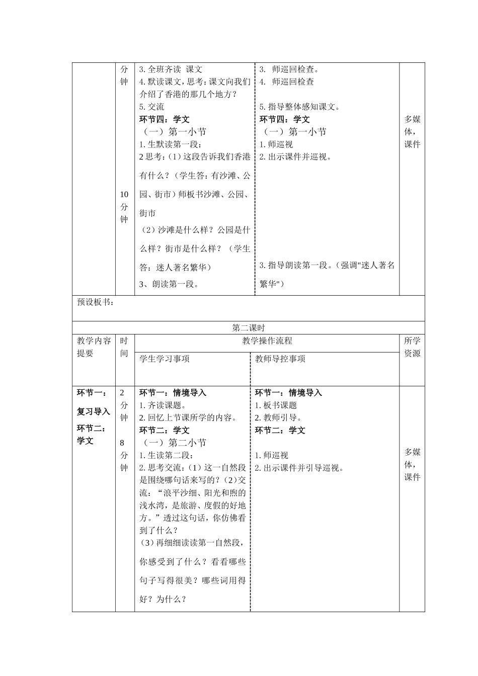 东方之珠导学案_第2页