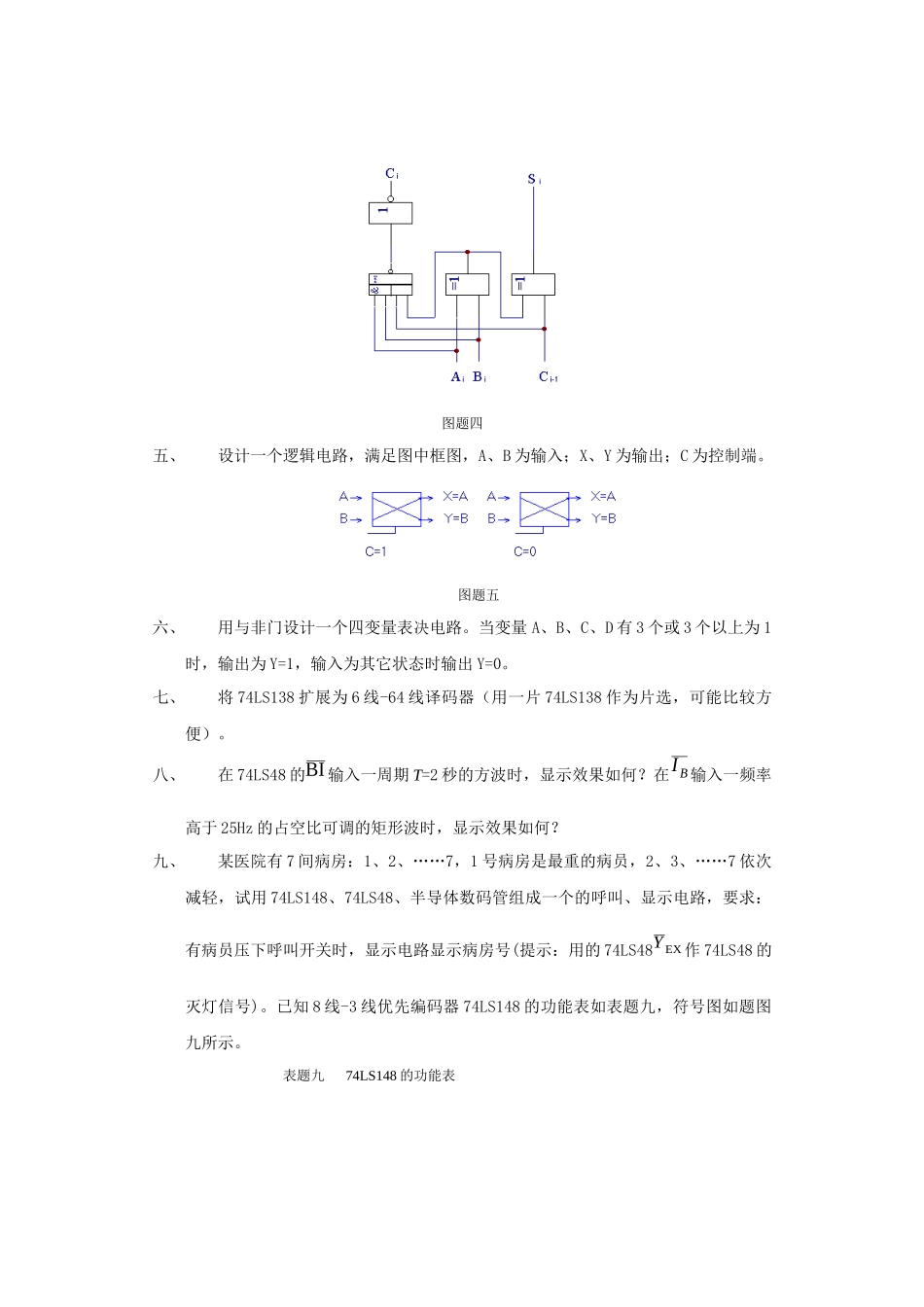 第四章组合逻辑电路_第3页