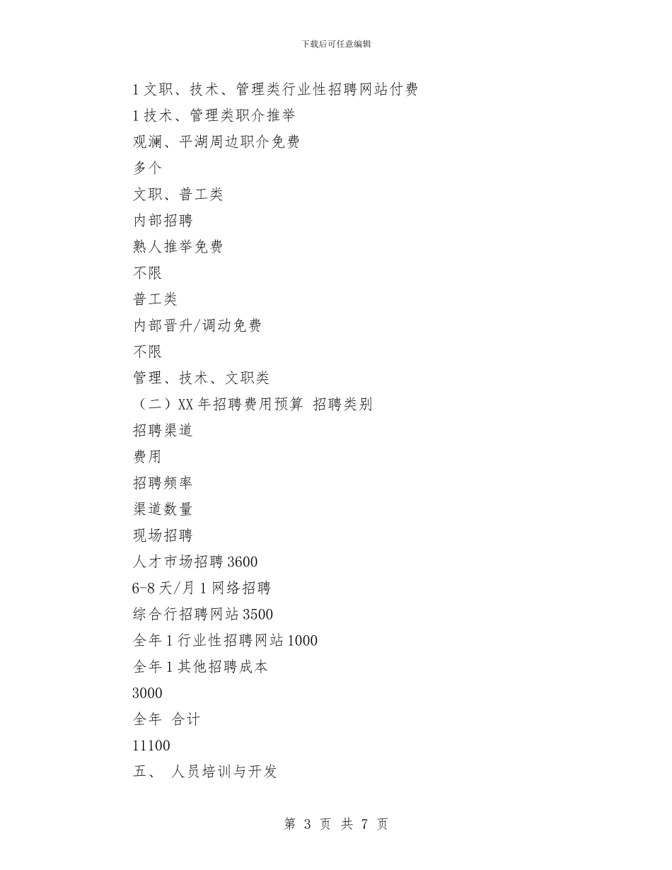 公司行政人事部2024年工作计划与公司行政人事部工作计划汇编_第3页