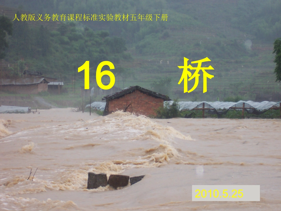 人教课标版第十册《桥》_第2页