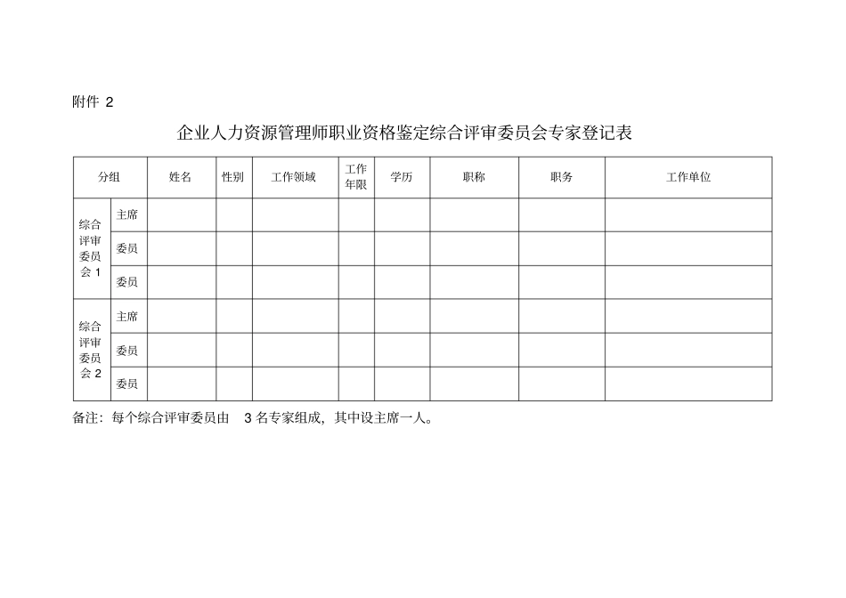 企业人力资源管理师职业资格鉴定_第2页