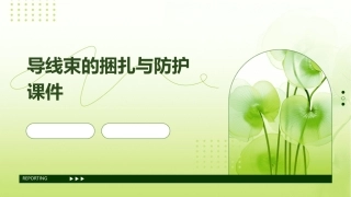 导线束的捆扎与防护课件
