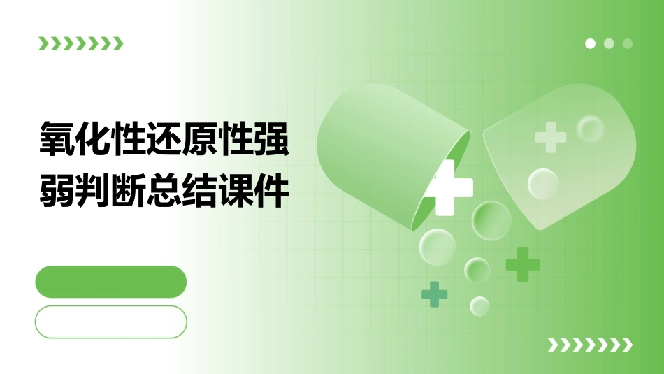 氧化性还原性强弱判断总结课件_第1页