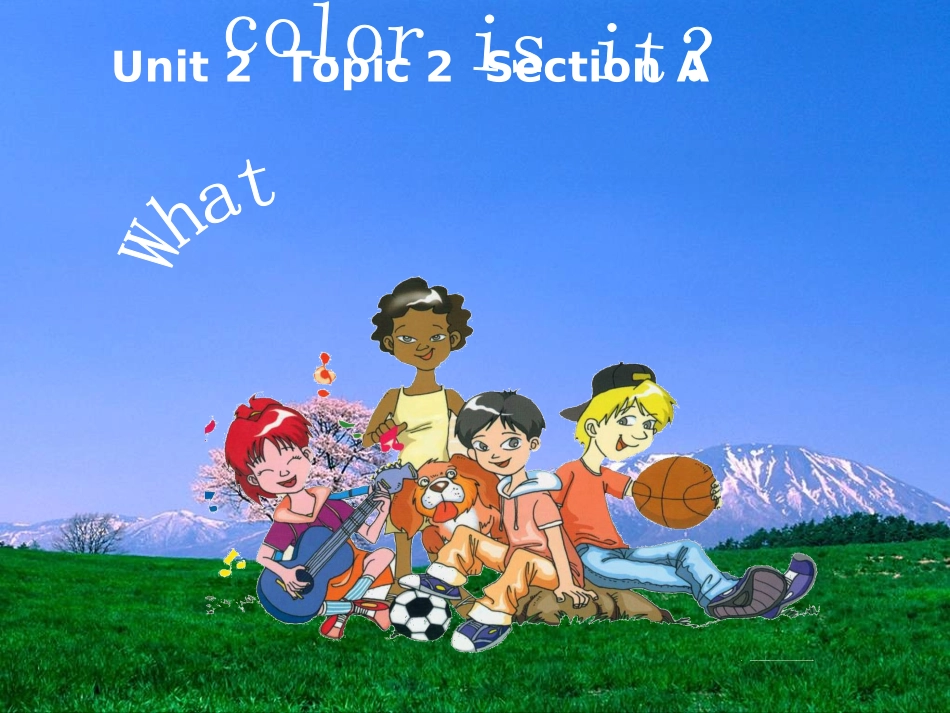 初中一年级英语上册unit2第一课时课件_第1页