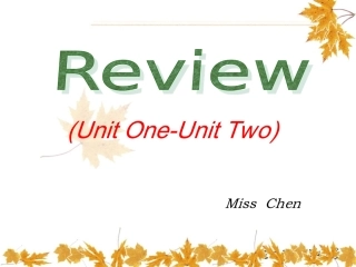 Review(U1-U2)