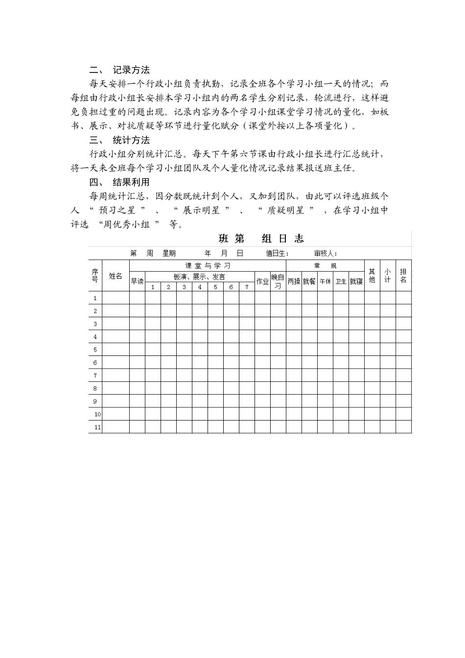 坪田学校小组评价制度_第3页